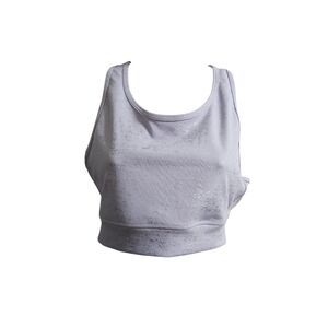 KIMBERLY C Racerback Sports Bra Purple Silver Size M